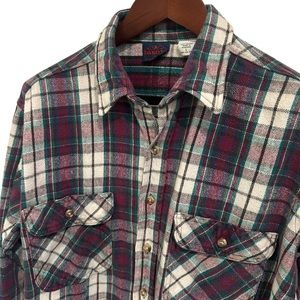 Dakota Plaid Flannel Shirt L